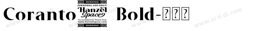 Coranto2 Bold字体转换